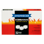 Acendalhas Cubo Branca Amanhecer 32 Cubos 1 Unidade