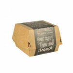 Caixa Hamburguer 7 x 9 x 9 Cm 86634 50 Un