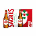 Cerveja com Alcool Sagres TP 15 X 33 Cl