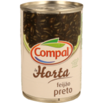 Feijão Preto Compal Lata 410 G