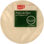 Pratos de Cartão para Bolos sem Naperon Nº 5 50 Un
