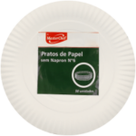 Pratos de Cartão para Bolos sem Naperon Nº 6 50 Un