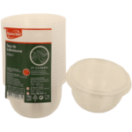 Taça Plástica Sobremesa com Tampa Masterchef 25 Un 230 cm3