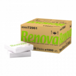 Guardanapos Folha Simples Renova Branco 17,5 X 17,5 1000 Un