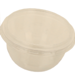 Taça de Sobremesa com Tampa 180 ml (100 Unidades)