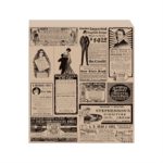 Embalagens Saquetas Burguer / Kebab Kfrat Natural Times 16x16,5  cm 500 Unid.