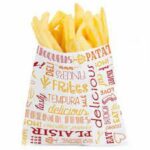 Saquetas Papel Vegetal Para Batatas Fritas (caixa 1000 Unidades)